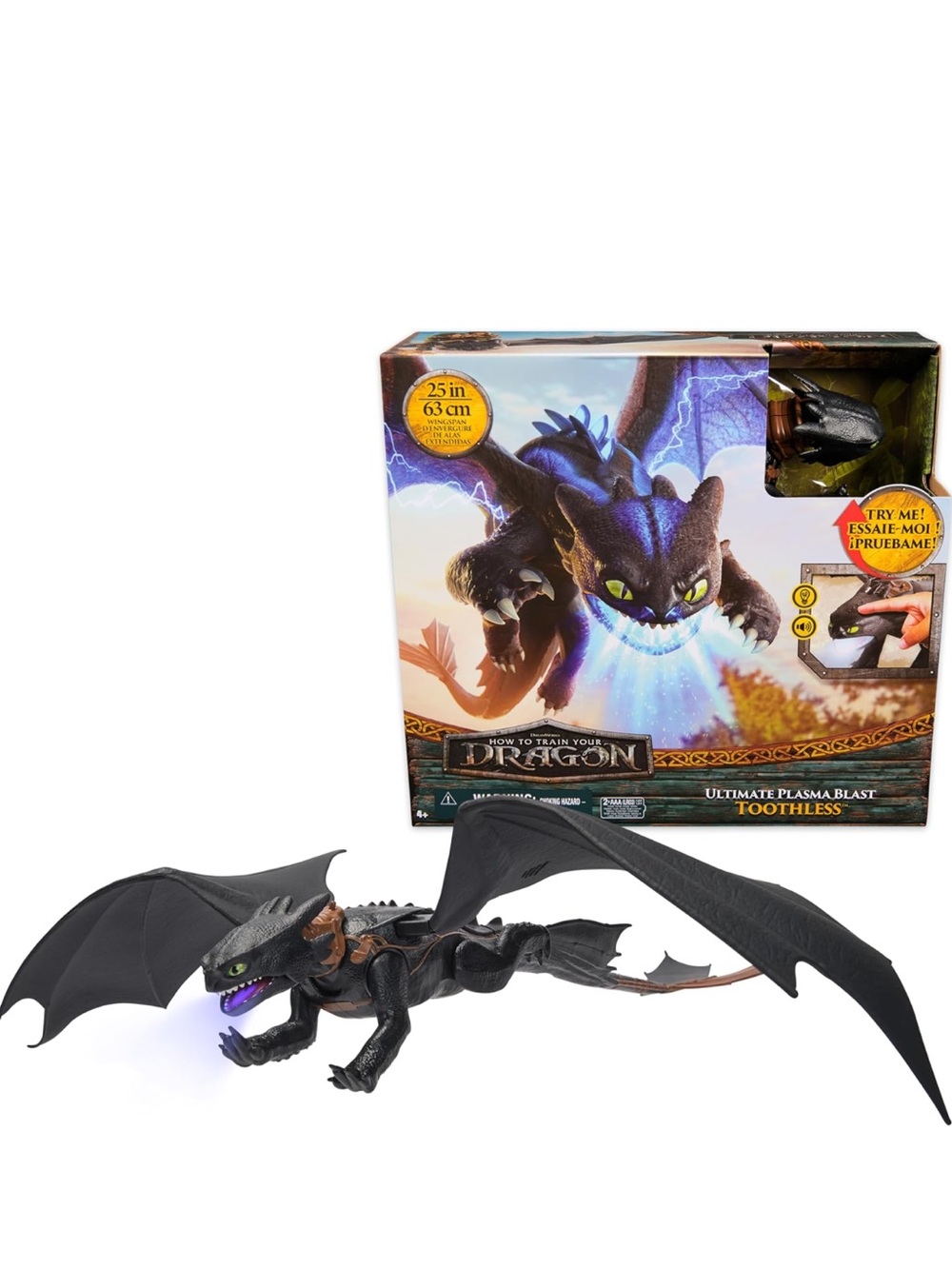 DreamWorks how to train your dragon Ultimate Plasma Blast Toothless Interactive